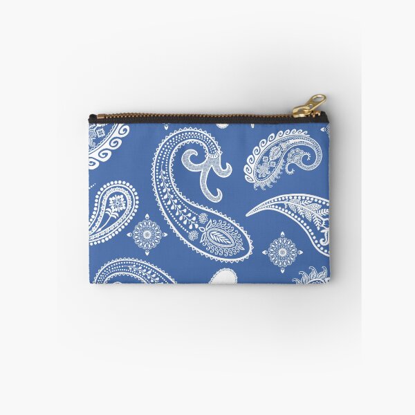Item preview, Blue and White Paisley Pattern | Elegant Boho Floral Design designed and sold by Phat Dog Designs .