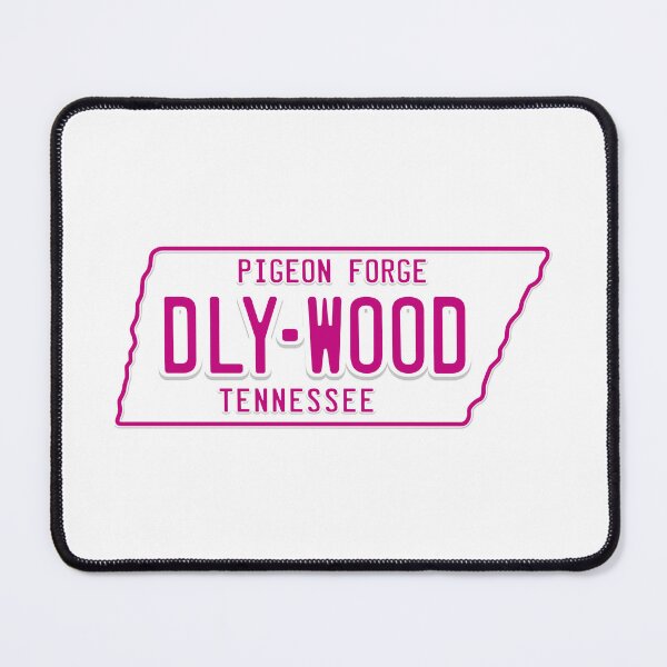 Item preview, DLY-WOOD License Plate (Pink and White - Light) designed and sold by Justin Ellis.