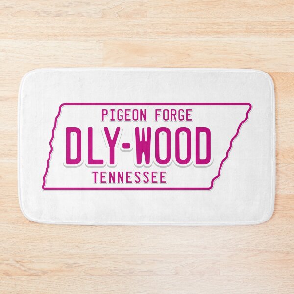 Item preview, DLY-WOOD License Plate (Pink and White - Light) designed and sold by Justin Ellis.