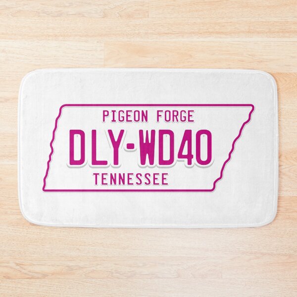 Item preview, DLY-WD40 License Plate (Pink and White - Light) designed and sold by Justin Ellis.