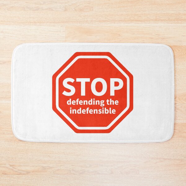 Item preview, Stop defending the indefensible  designed and sold by Rachel the Artist .