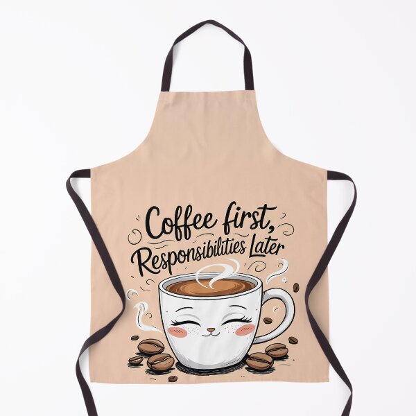 Artikelvorschau, Erst Kaffee, dann Verantwortung – Niedliche Kawaii-Kaffeetassen-Kunst entworfen und verkauft von KateVil.