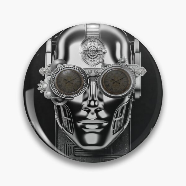 Item preview, Futuristic Steampunk Cyborg Humanoid designed and sold by Drone-tees.