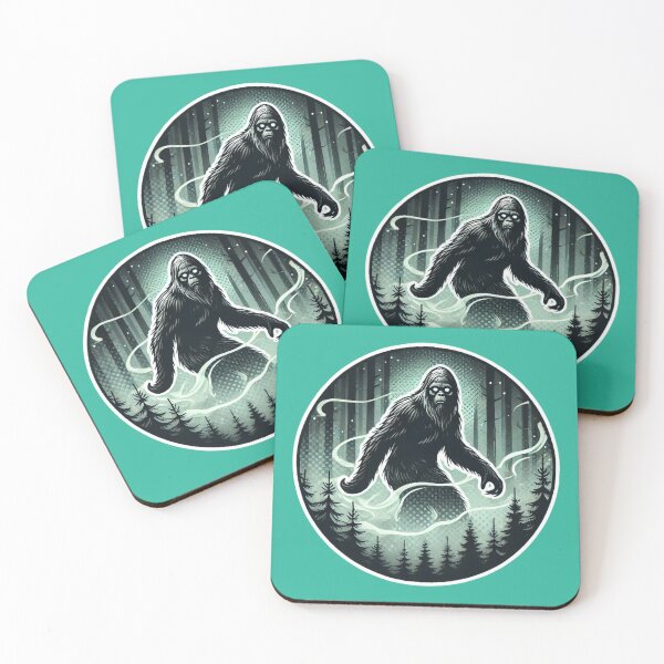 Item preview, Mysterious Bigfoot in Foggy Forest – Cryptid Lover Design designed and sold by Nauert's.