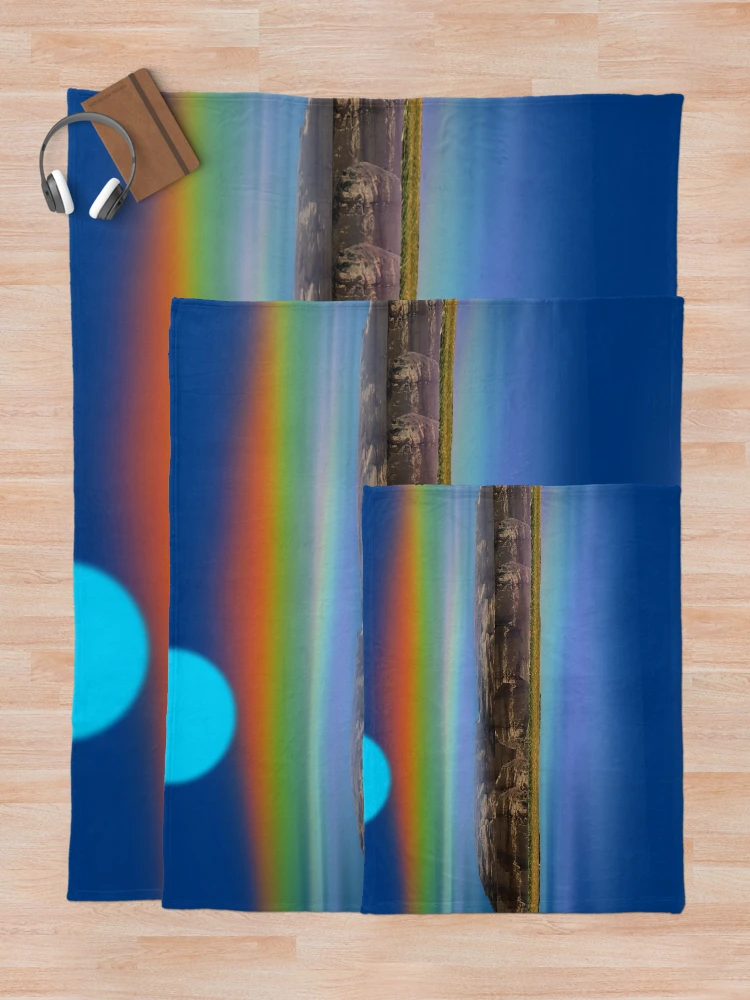 Thumbnail 5 of 6, Throw Blanket, Blue Giant Rising designed and sold by RGSMOOTHFINGER.