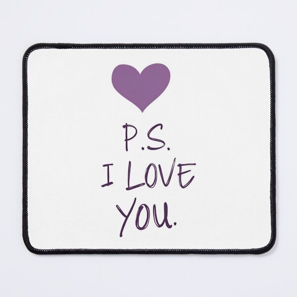 Item preview, Cute PS I Love You Script Heart designed and sold by Alex Songs.