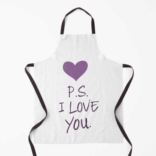 Item preview, Cute PS I Love You Script Heart designed and sold by Alex Songs.