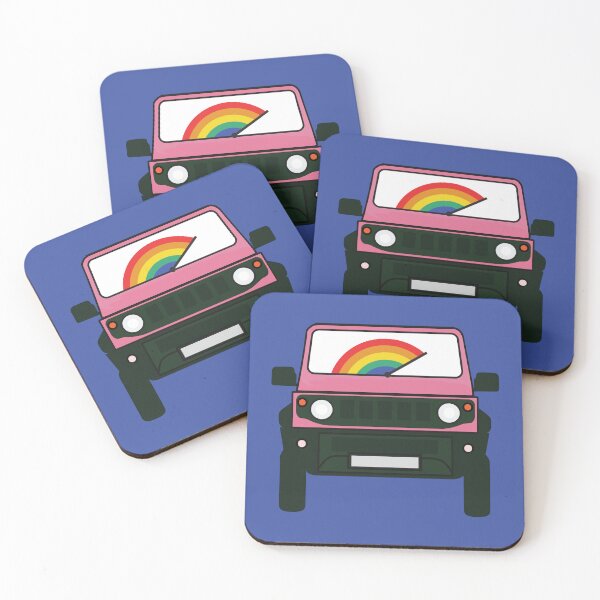 Item preview, Pink Jimny with Rainbow Windshield designed and sold by stoicjimny.