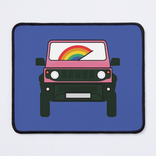 Item preview, Pink Jimny with Rainbow Windshield designed and sold by stoicjimny.