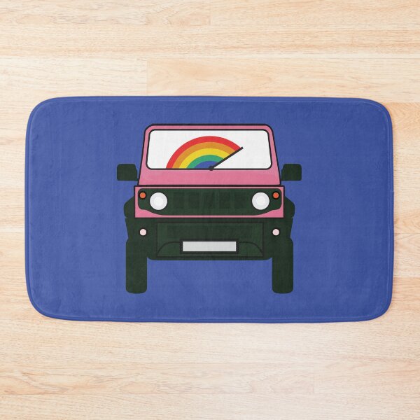 Item preview, Pink Jimny with Rainbow Windshield designed and sold by stoicjimny.