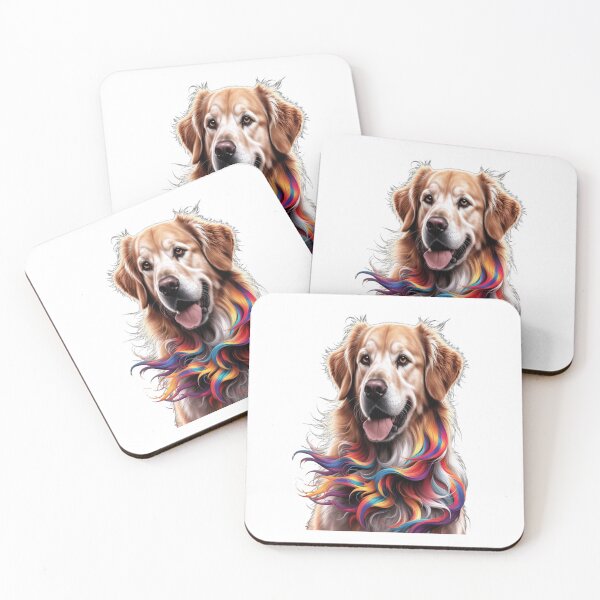 Item preview, Golden Retriever – A Colorful Tribute to Loyalty designed and sold by Petpixy.