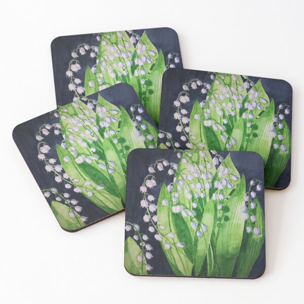 Item preview, Lily of the valley watercolour painting  designed and sold by esvb.