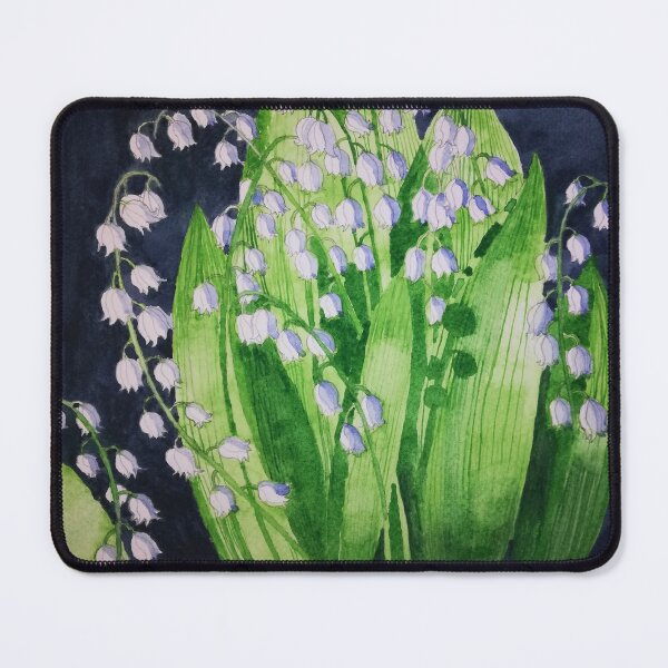 Item preview, Lily of the valley watercolour painting designed and sold by esvb.