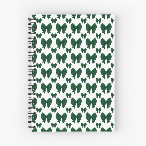 Item preview, Royal green bow pattern designed and sold by Topmel.