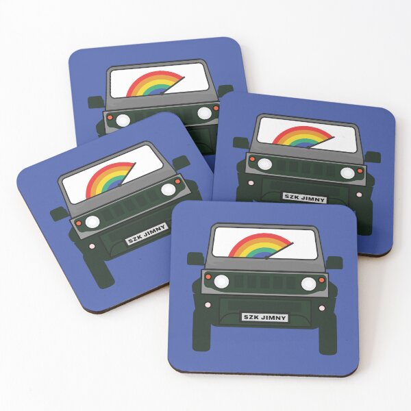 Item preview, Grey Jimny with Rainbow WIndshield designed and sold by stoicjimny.