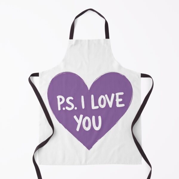 Item preview, P.S. I Love You Purple Heart designed and sold by Alex Songs.