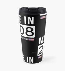 Made In 2008 Limited Edition Legend - Birthday Gift For D.O.B 2008 Born In 2008 Travel Mug