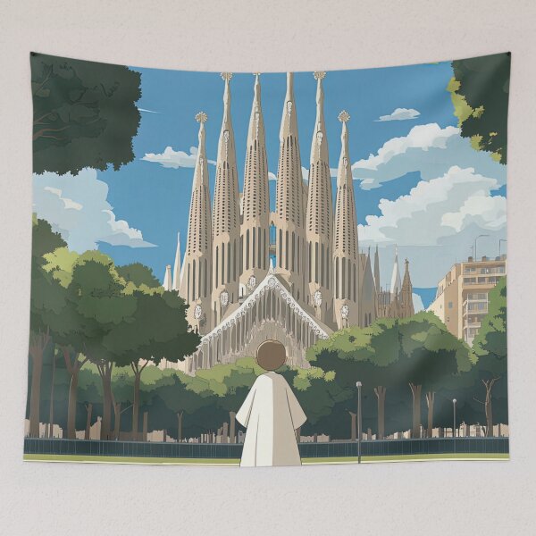 Item preview, La Sagrada Familia | Anime style designed and sold by ComicsFactory.