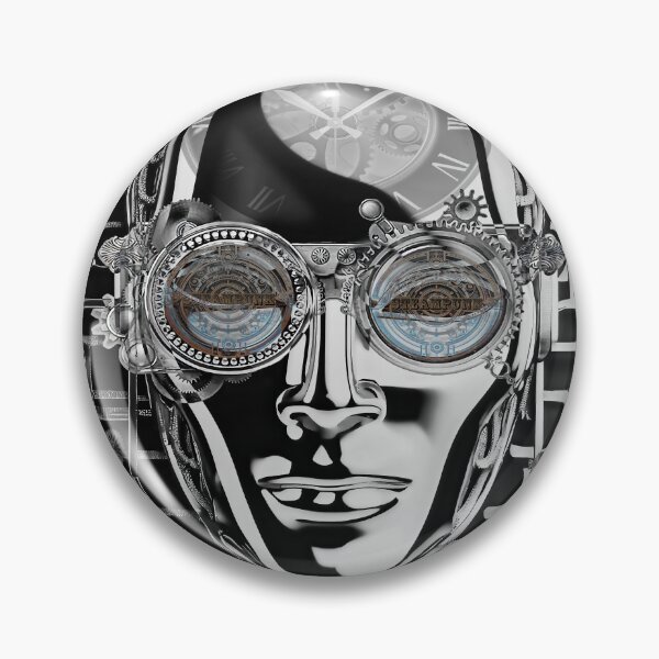 Item preview, Futuristic Steampunk Cyborg Humanoid designed and sold by Drone-tees.