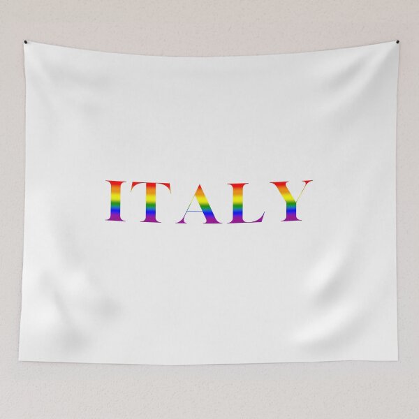 Item preview, LGBTQ Rainbow Pride Italy Design – Vibrant Pride Art designed and sold by Travelslightly.