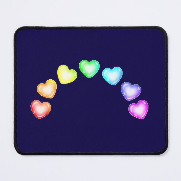 Item preview, colorful hearts soap bubbles rainbow designed and sold by LESSILU.