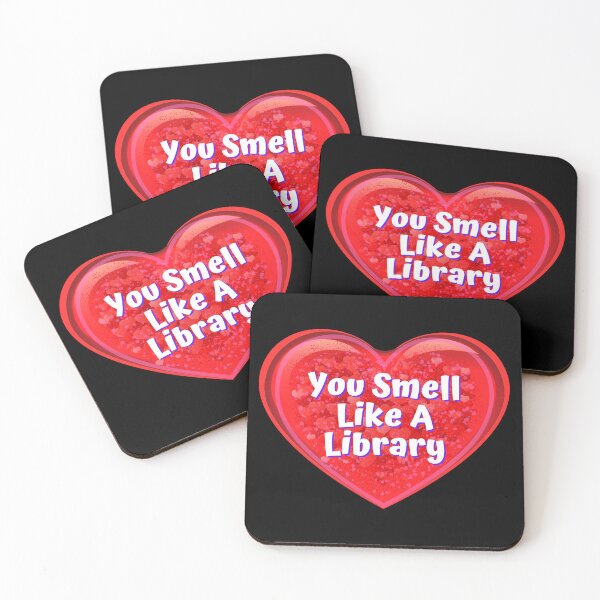 Item preview, HEART:  You Smell Like A Library - funny valentines signs designed and sold by DesignsFromTW-S.