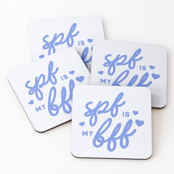 Item preview, SPF is my BFF Skincare Lover Blue Aesthetic designed and sold by Creative Brat Design Studio.