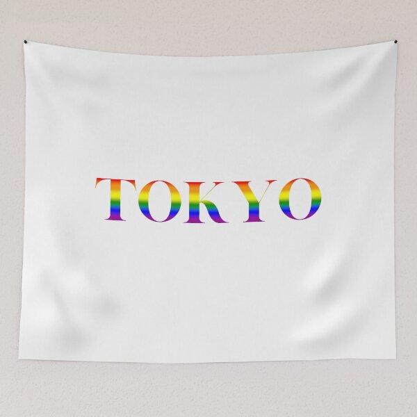 Item preview, LGBTQ Rainbow Pride Tokyo Design – Vibrant Pride Art designed and sold by Travelslightly.