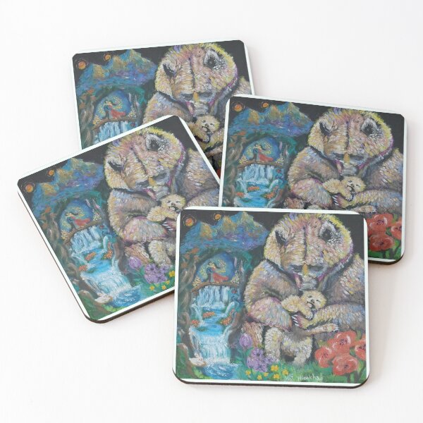 Item preview, A Cheerful Heart is Good Medicine, Mama Bear and Her Cute Cub designed and sold by MaiJehovah.