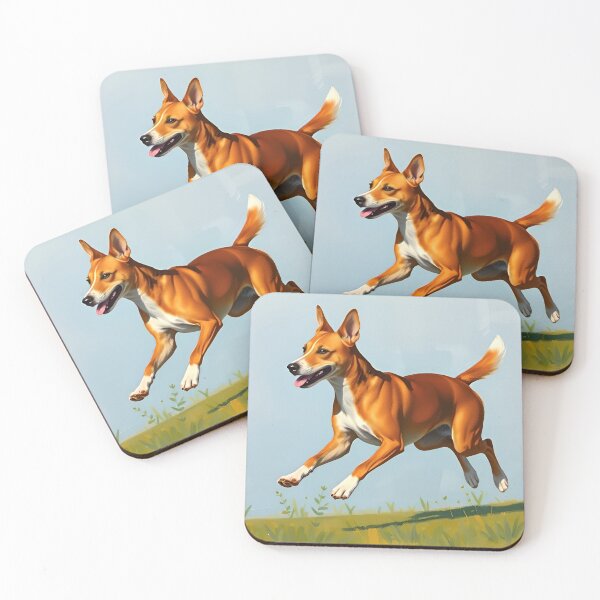 Item preview, Basenji Dog Oil Painting Style Pet Dog Lover designed and sold by kakarikihill.