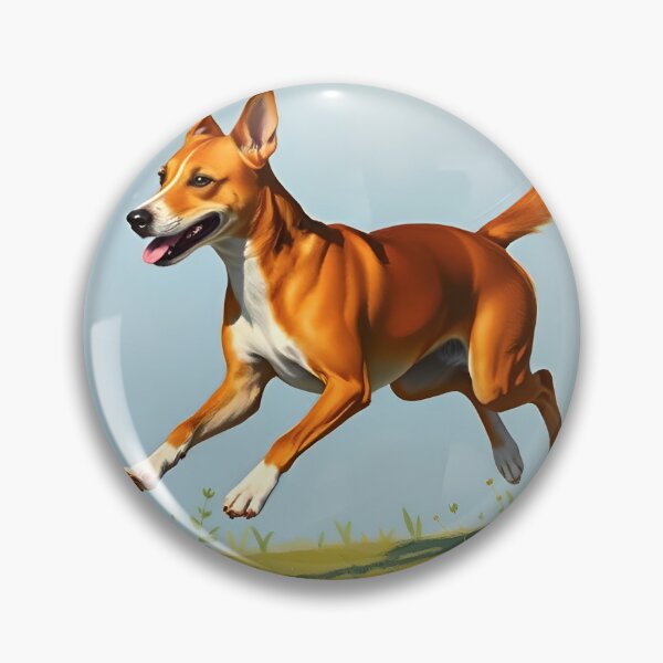 Item preview, Basenji Dog Oil Painting Style Pet Dog Lover designed and sold by kakarikihill.