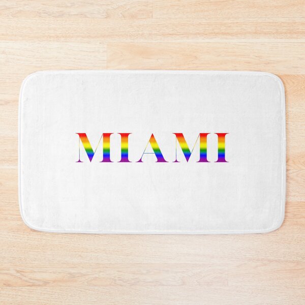 Item preview, LGBTQ Rainbow Pride Miami Design – Vibrant Pride Art designed and sold by Travelslightly.
