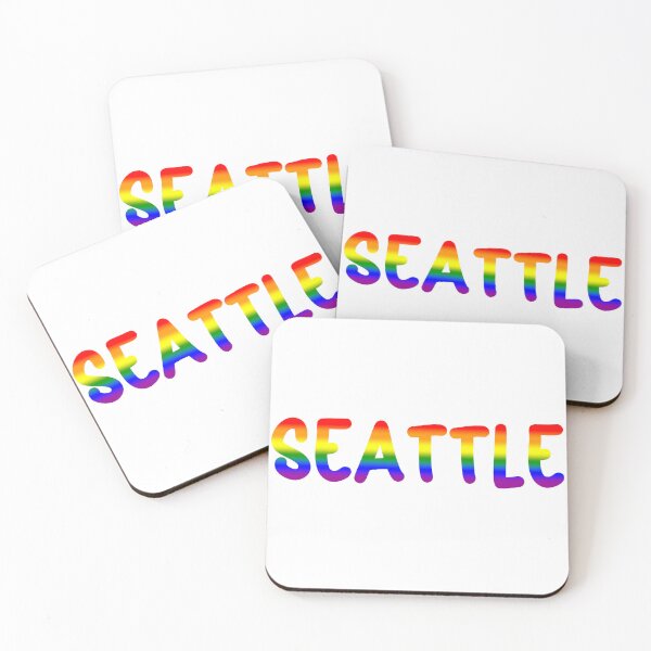 Item preview, LGBTQ Rainbow Pride Seattle Design – Vibrant Pride Art designed and sold by Travelslightly.