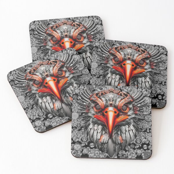 Item preview, Futuristic Steampunk Eagle Bird of prey designed and sold by Drone-tees.