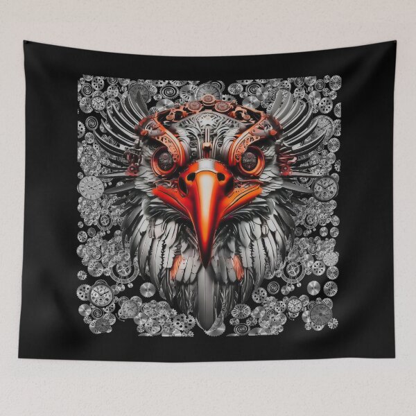 Item preview, Futuristic Steampunk Eagle Bird of prey designed and sold by Drone-tees.