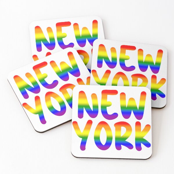 Item preview, LGBTQ Rainbow Pride New York Design – Vibrant Pride Art designed and sold by Travelslightly.
