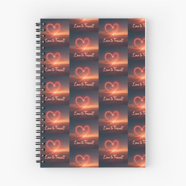 Item preview, Love to Travel – Airplane Heart in the Sky designed and sold by QuickPick Store.