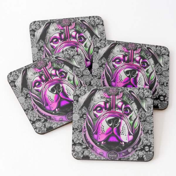 Item preview, Futuristic Steampunk Rottweiler Dog designed and sold by Drone-tees.