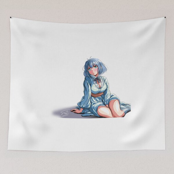 Item preview, Sultry Anime Beauty – Curvy Waifu in a Seductive Pose designed and sold by AirForceTuan.
