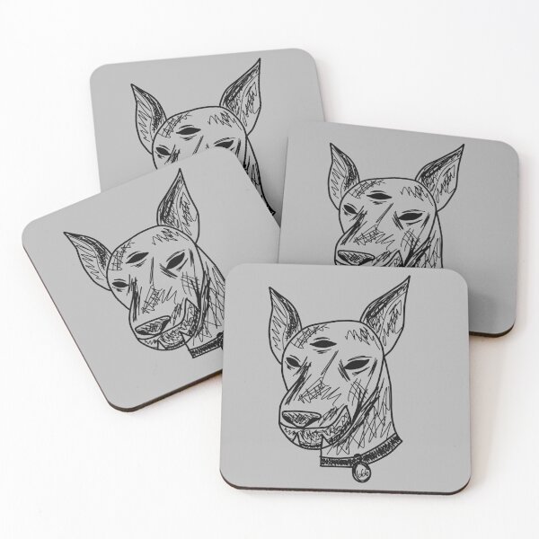 Item preview, 3-Eyed Doberman Sketch designed and sold by SillyStarlight.
