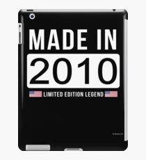 Made In 2010 Limited Edition Legend - Birthday Gift For D.O.B 2010 Born In 2010 iPad-Hülle & Skin