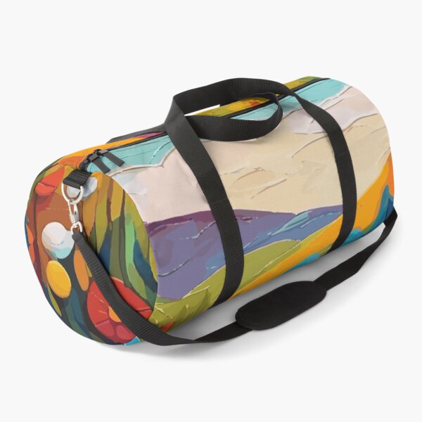 Item preview, Colorful Abstract Landscape with Wildflowers  designed and sold by Vicky Brago-Mitchell®.