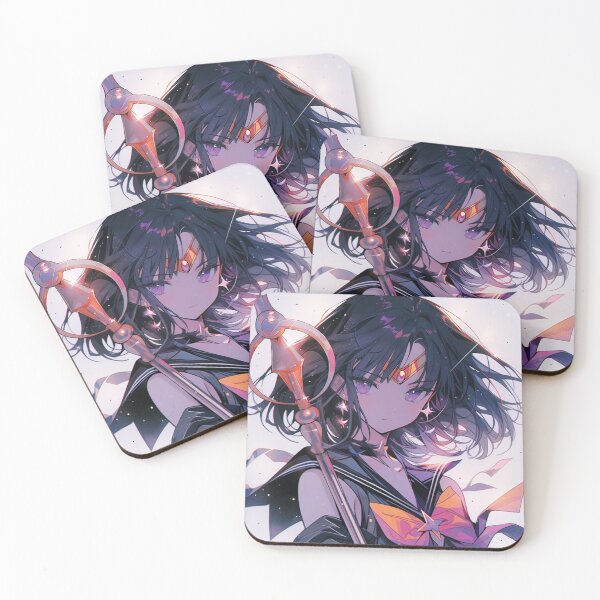 Item preview, Stylized Dark Sailor Saturn designed and sold by Solace Sparkles.