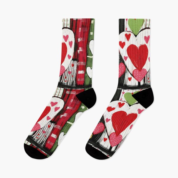 Item preview, Yellow Taxi Passing Vertical Structures Adorned with Colorful Hearts in New York Valentine Scene: Valentine's Day in the City designed and sold by OlfactoART Studio.