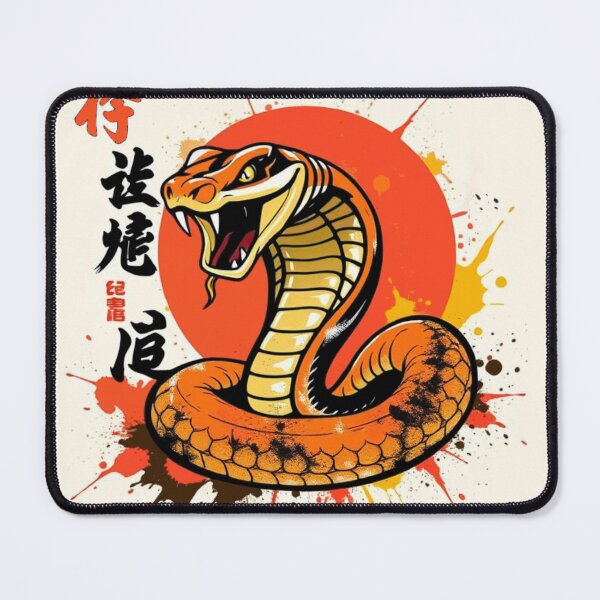 Item preview, Fierce Cobra Martial Arts Emblem designed and sold by Eandbeyond.