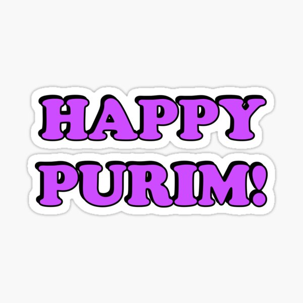 Item preview, HAPPY PURIM  designed and sold by Inspirationmotivation.