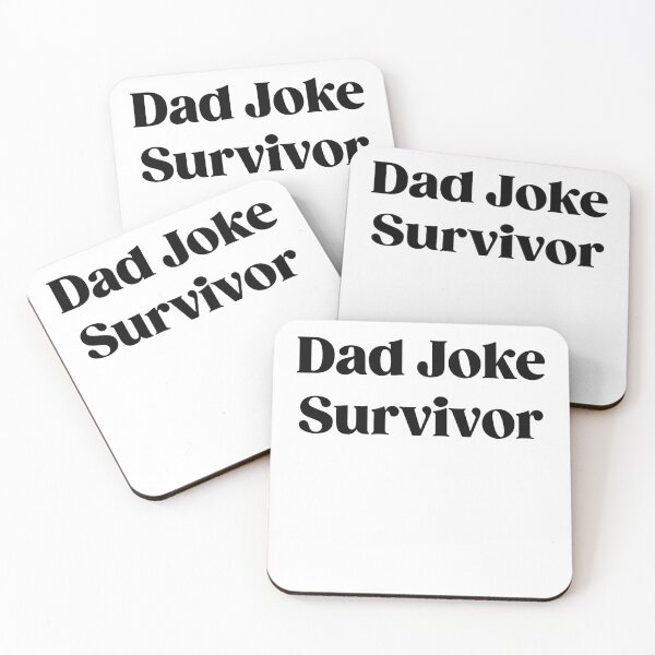 Item preview, "Dad Joke Survivor" Funny Pun-Lover & Eye-Roll Champion Design designed and sold by MillennialVibe.