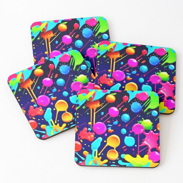 Item preview, Dripping Neon Ink Aesthetic designed and sold by Health And Fitness Posts e-Store.
