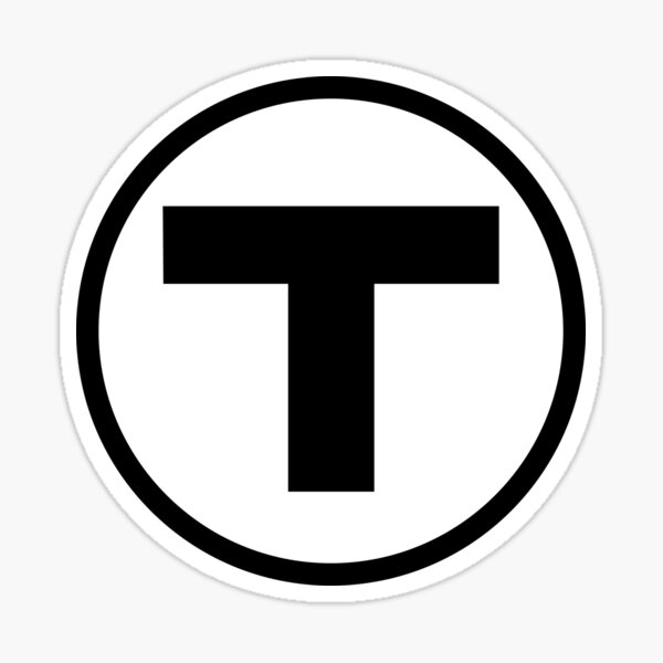 Boston T Logo Sticker