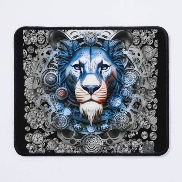 Item preview, Futuristic Steampunk Lion designed and sold by Drone-tees.
